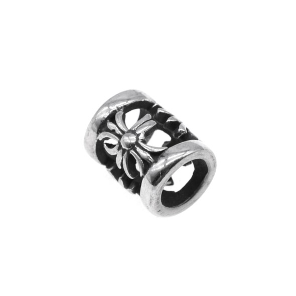 Stainless Steel Cast - Chrome Hearts Cross Large Hole Bead Spacer 10.2x12.7mm (Pack of 2)