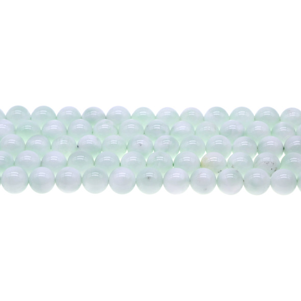 Green Angelite Round 8mm - Loose Beads