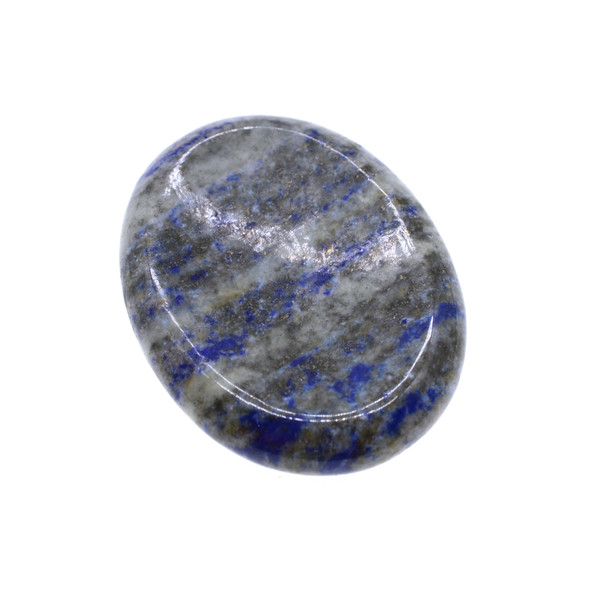 Worry Stone 45x35x8mm - Natural Lapis