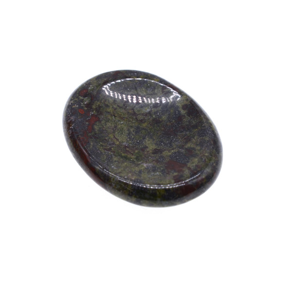 Worry Stone 45x35x8mm - Dragon Blood Stone Jasper