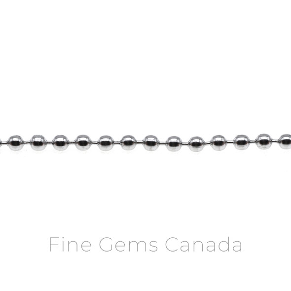 Stainless Steel - 2.0mm Ball Chain - 20m
