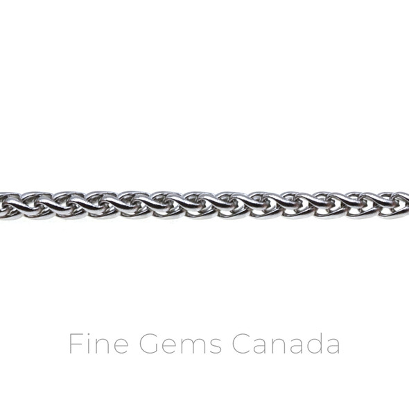 Stainless Steel - 2.5mm Wheat Chain - 10m