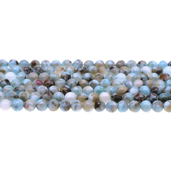 Larimar Round 6mm - Loose Beads