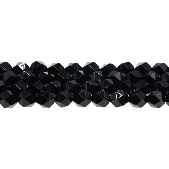 Black Onyx Round Large Cut 10mm - Loose Beads