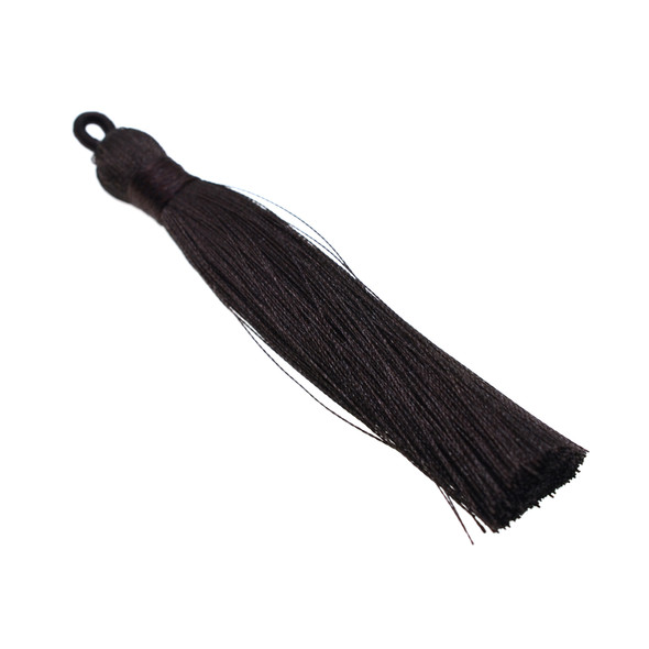 3.5 Inch Hand Made Tassel - Brown - 10/Pack