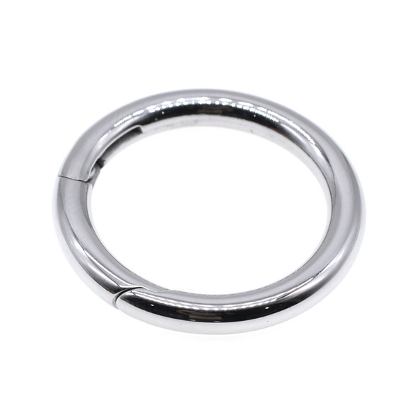 Stainless Steel - 30mm Circle Triggerless Clasp - 1/Pack