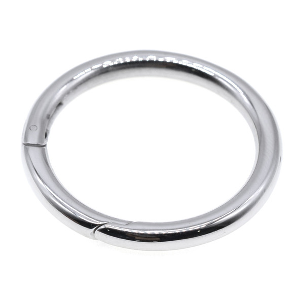 Stainless Steel - 35mm Circle Triggerless Clasp - 1/Pack