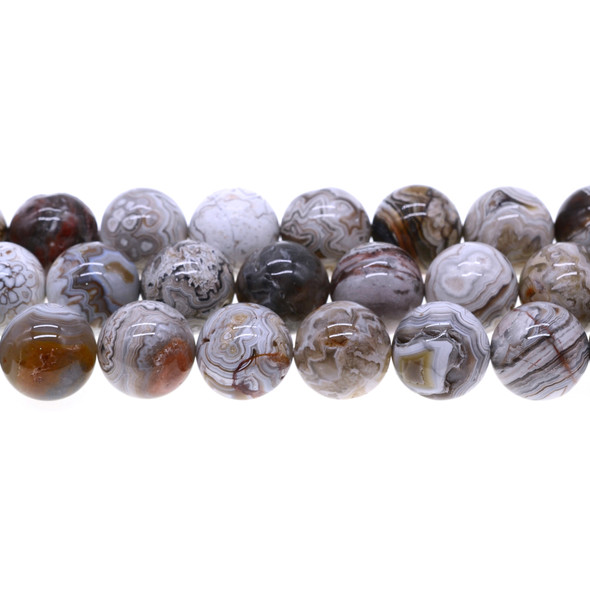 Mexican Crazy Lace Agate Round 16mm - Loose Beads