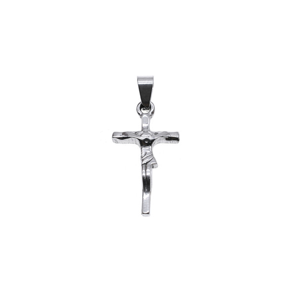 12x20mm Stainless Steel Crucifix Charm