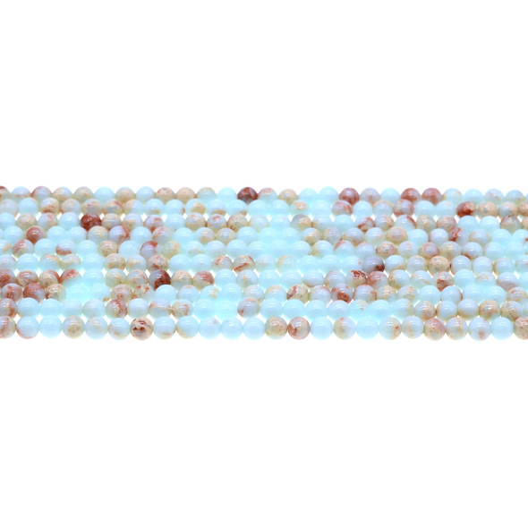 Aqua Terra Jasper Round 4mm - Loose Beads