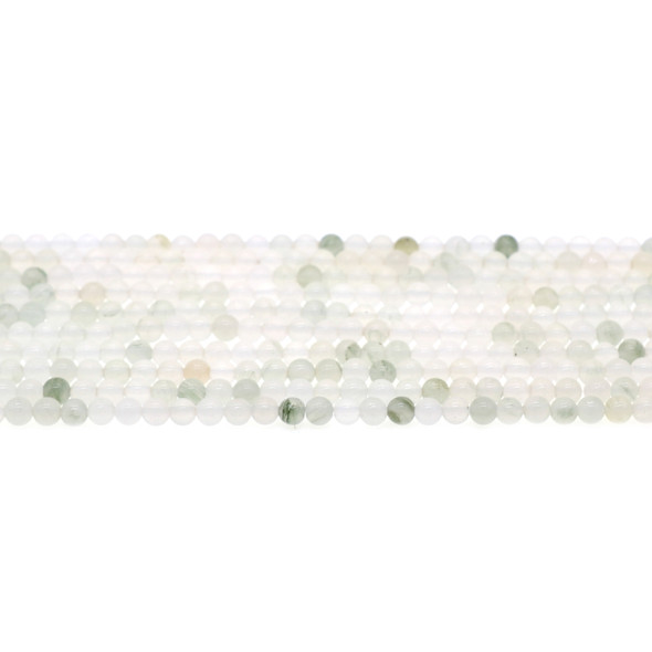 Tianshan Mountain Jade Round 4mm - Loose Beads