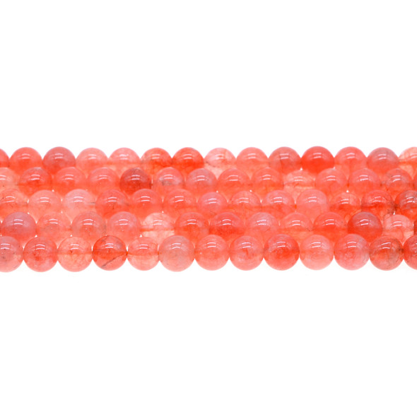 Rainbow Quartz (Papaya) 8mm - Loose Beads