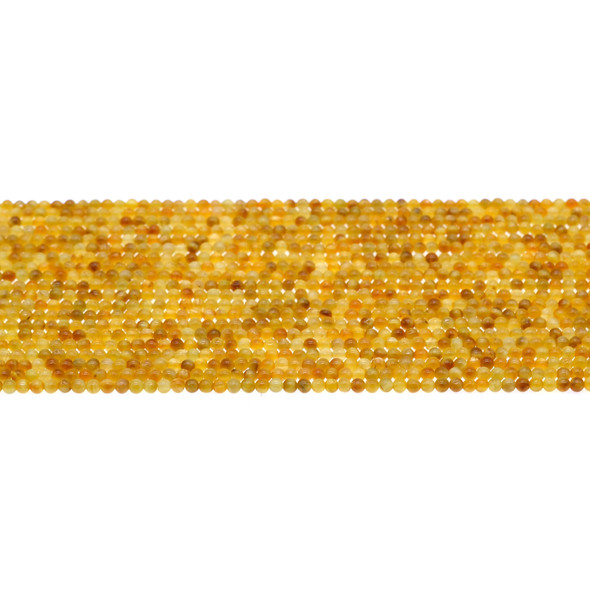 Golden Tiger Eye Round 2mm - Loose Beads