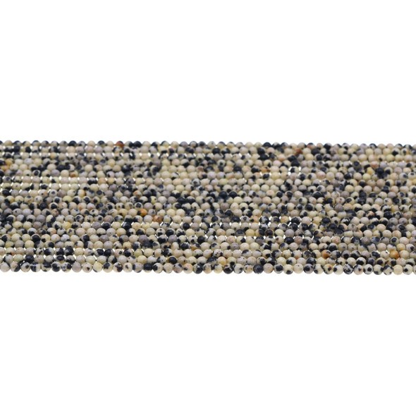 Dalmatian Jasper Round 2mm - Loose Beads