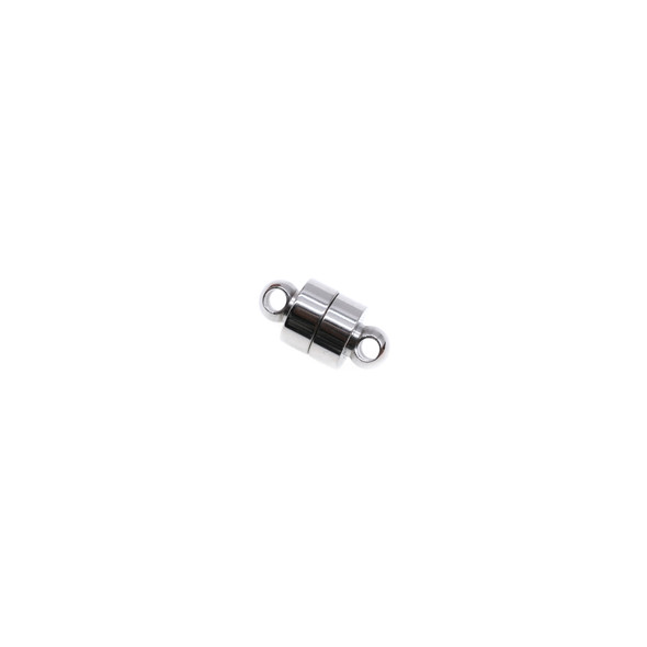Stainless Steel - 6mm Cylinder Magnetic Clasp - 3/Pack