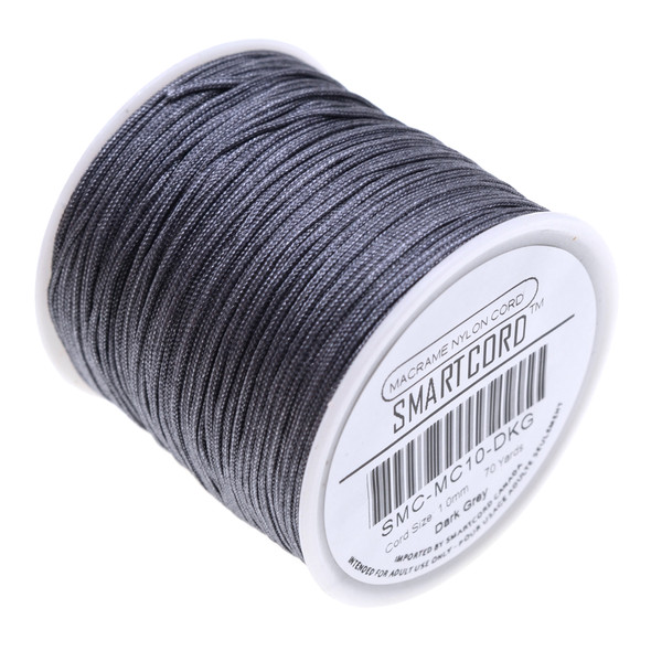 Macrame Nylon Cord 1.0mm - Dark grey (70 Yards)