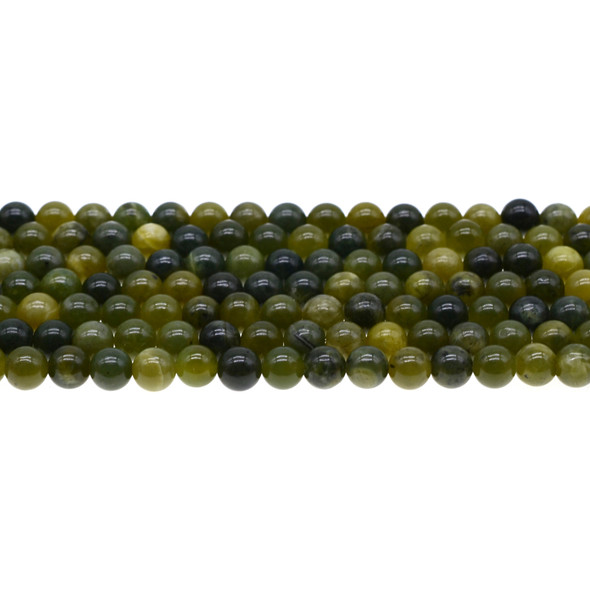Canadian New Jade Serpentine Round 6mm - Loose Beads