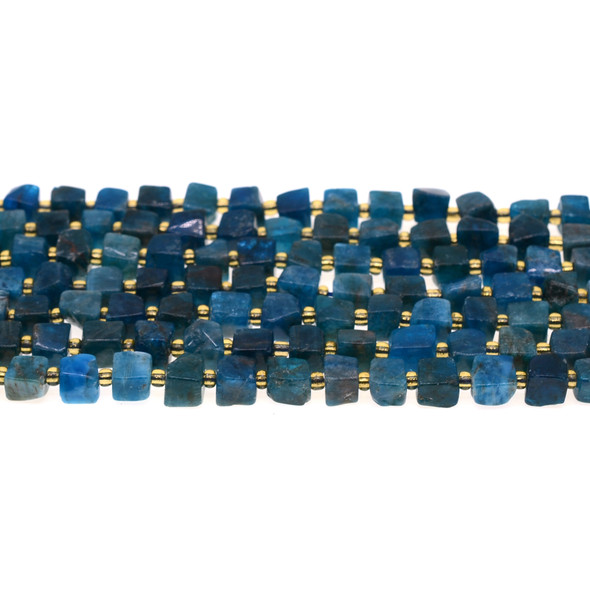 Apatite Cube Irregular 6mm - Loose Beads
