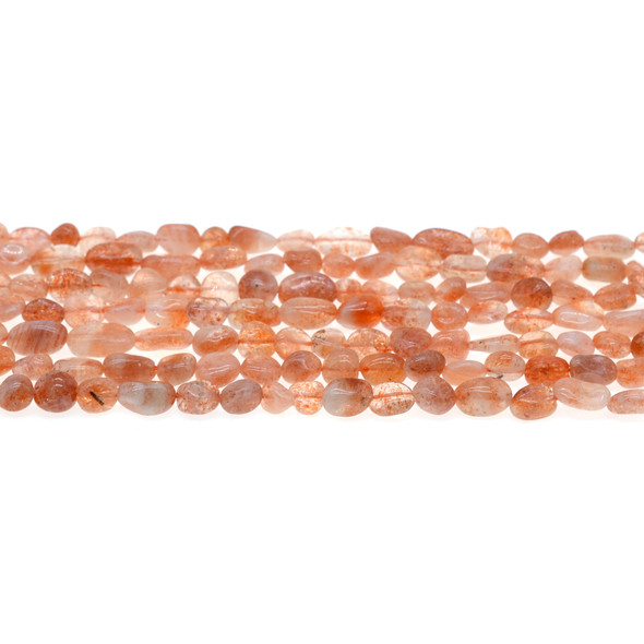 Sunstone Nugget Irregular 6mm x 8mm - Loose Beads