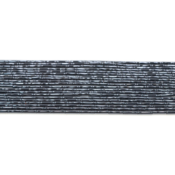 Hematite Tube 2mm x 2mm x 8mm - Loose Beads