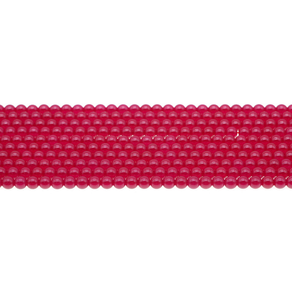 Lab-Grown Ruby Round 4mm - Loose Beads