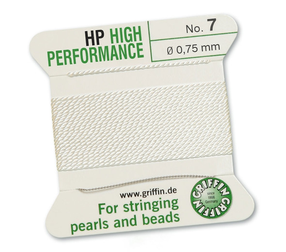 Griffin High Performance 2m 1 needle - Size 7 white