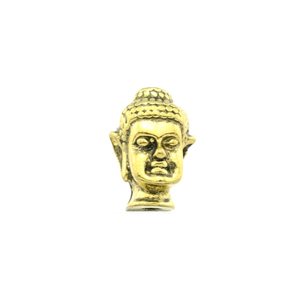 Pewter Buddha Beads - Gold Color (18Pcs)