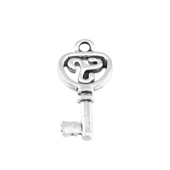 Pewter Key Charm (48Pcs)