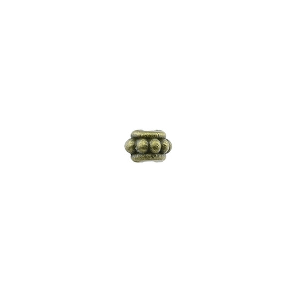 Pewter Spacers 4mm x 5mm - Antique Brass (100pcs)