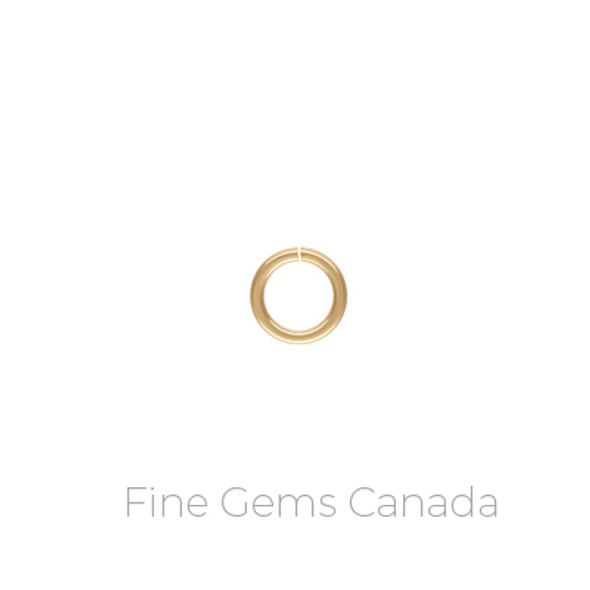 14K Gold Filled - Jump Ring .035x.240" (0.89x6.0mm) - 20/Pack