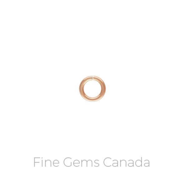 14K Rose Gold Filled - Jump Ring (1.0x5.8mm) - 20/Pack