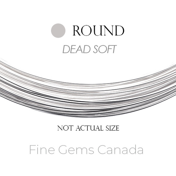 Sterling Silver Wire Dead Soft 28 Gauge (0.33mm), Round 1OZ (~115 Feet)