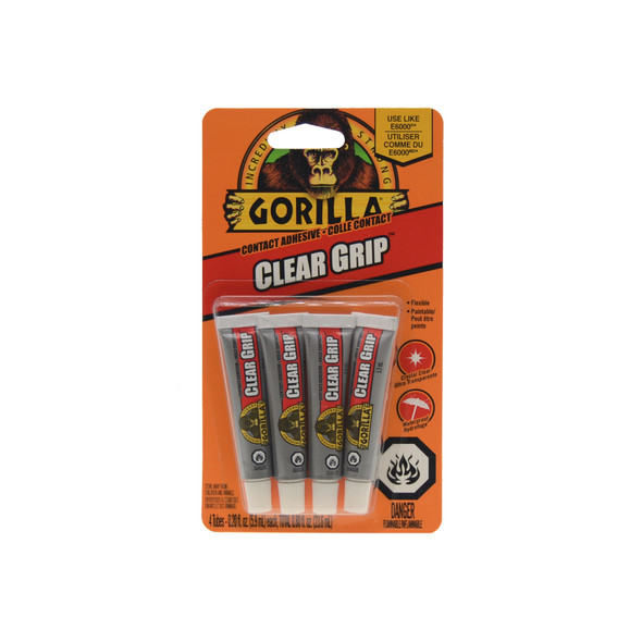 Gorilla Clear Grip Minis 4-0.2 FL OZ