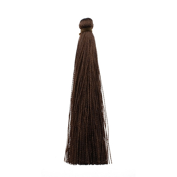 Tassel Art Silk 2.5" - Brown (Pack of 10)