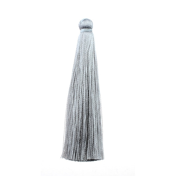 Tassel Art Silk 2.5" - Grey (Pack of 10)