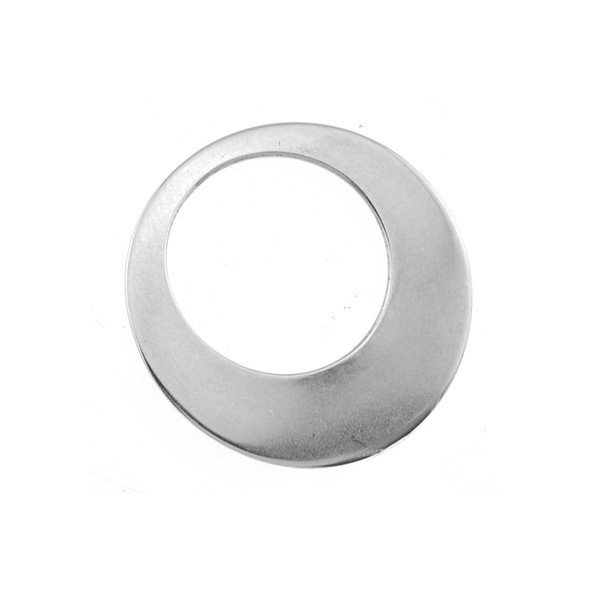 Stainless Steel Round Connector - 24mm - 20/Pack