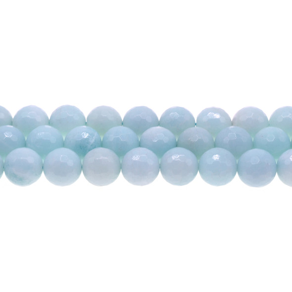 Amazonite Round Faceted 12mm - Loose Beads