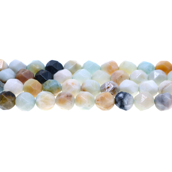 Multicolor Amazonite Round Large Cut 10mm - Loose Beads