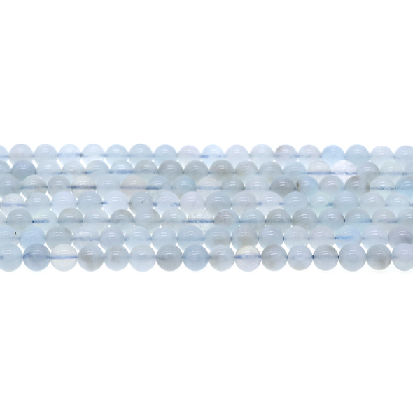 Aquamarine Round 6mm - Loose Beads