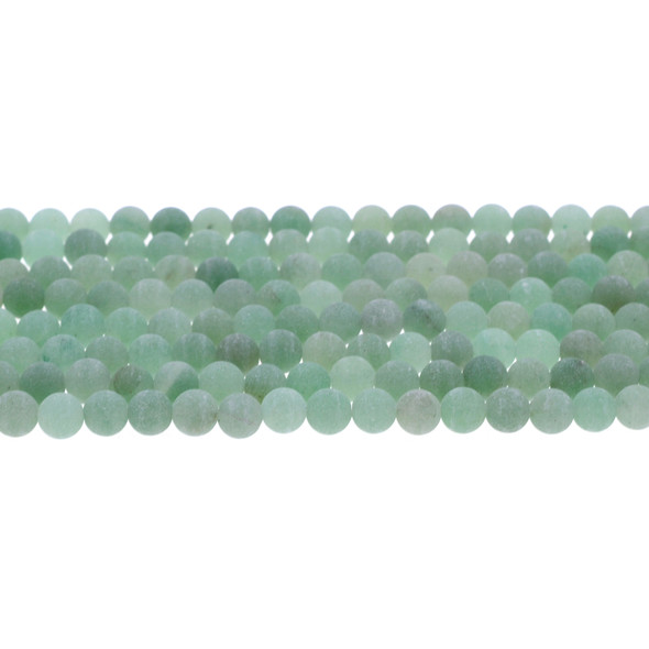 Aventurine Round Frosted 6mm - Loose Beads