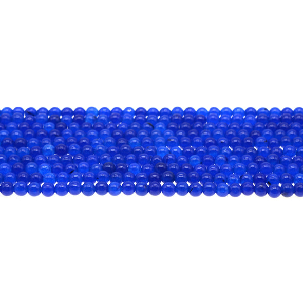 Blue Jade Round 4mm - Loose Beads