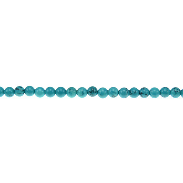 Chinese Turquoise Round 4mm - Loose Beads
