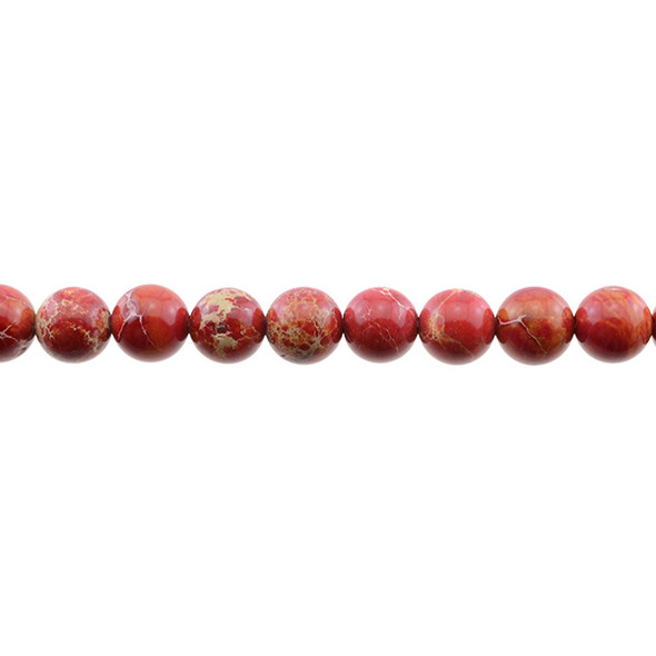 Red Emperor Stone Jasper Round 10mm - Loose Beads