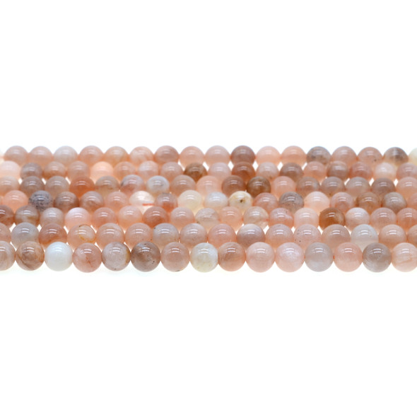 Multi-Color Moonstone Round 6mm - Loose Beads