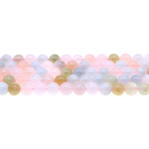 Morganite Round 8mm - Loose Beads