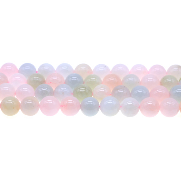 Morganite Round 10mm - Loose Beads
