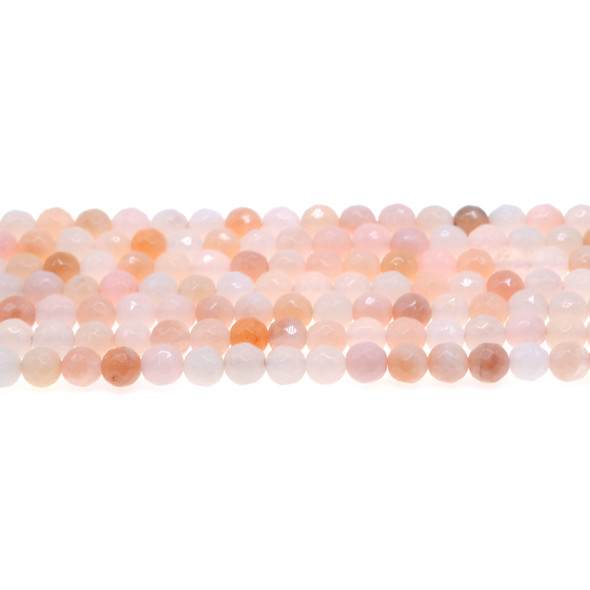 Pink Aventurine Round Faceted 6mm - Loose Beads