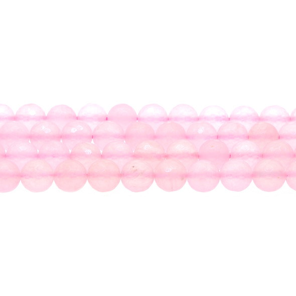 Rose Quartz Round Faceted 10mm - Loose Beads