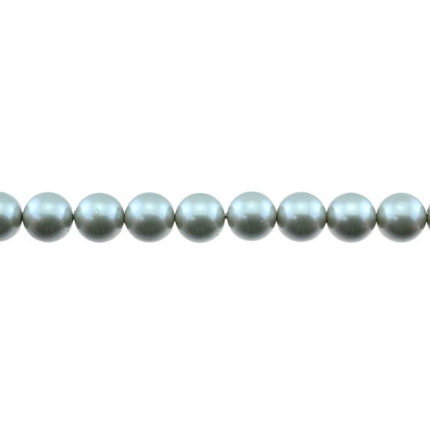 Shell Pearl South Sea Grey Round 10mm - Loose Beads