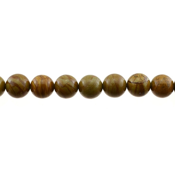 Wood Jasper Round 12mm - Loose Beads